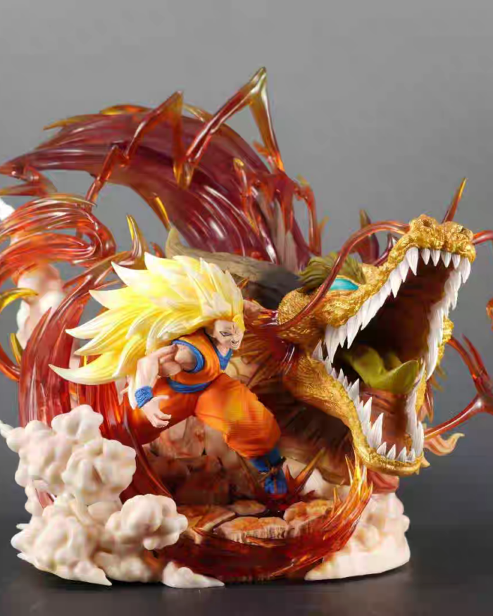 Dragon ball SSJ3 Dragon Fist Goku PVC figure